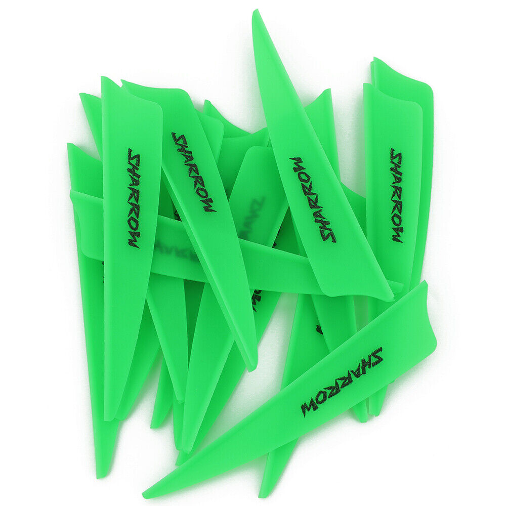 50pcs 3" Archery Arrow Feather Rubber Vanes Fletching Fletches Bow Arrow Shaft DIY